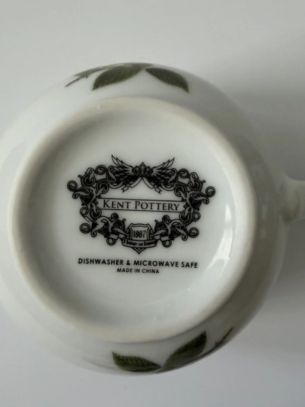Kent Pottery - Pink & Green Floral China Tea Cup & Saucer Set - Proverbs 3:5-6